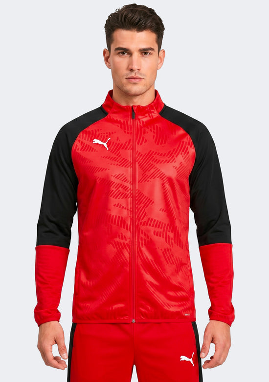 Puma Men's Cup Training Poly Jacket Red / Black