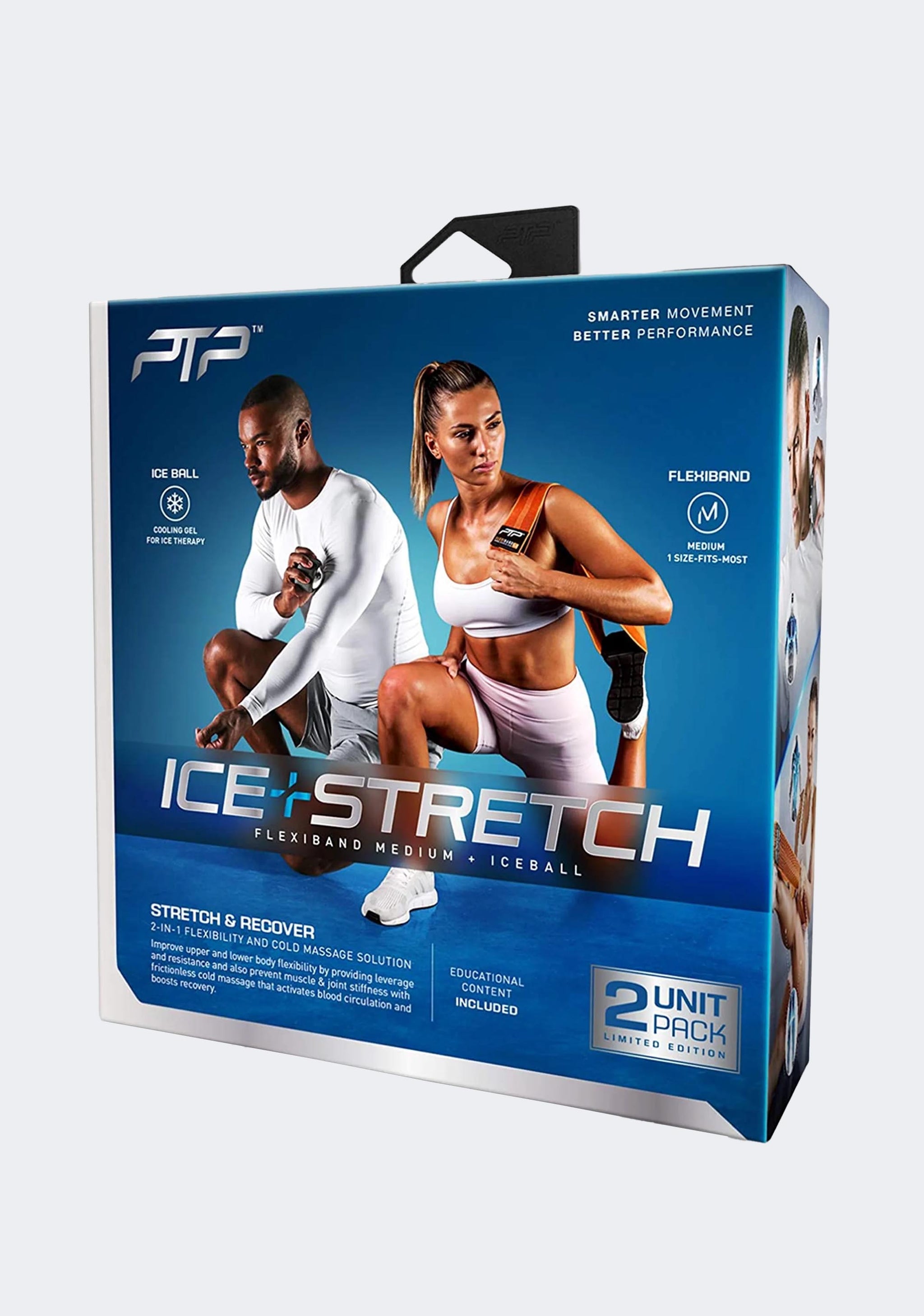 PTP Ice + Stretch Duo Pack: Flexiband and Ice Ball