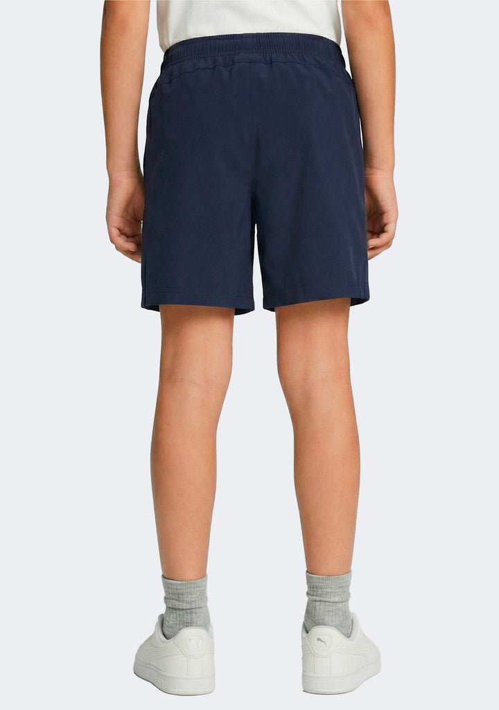 Puma Kids' Active Woven Shorts Navy