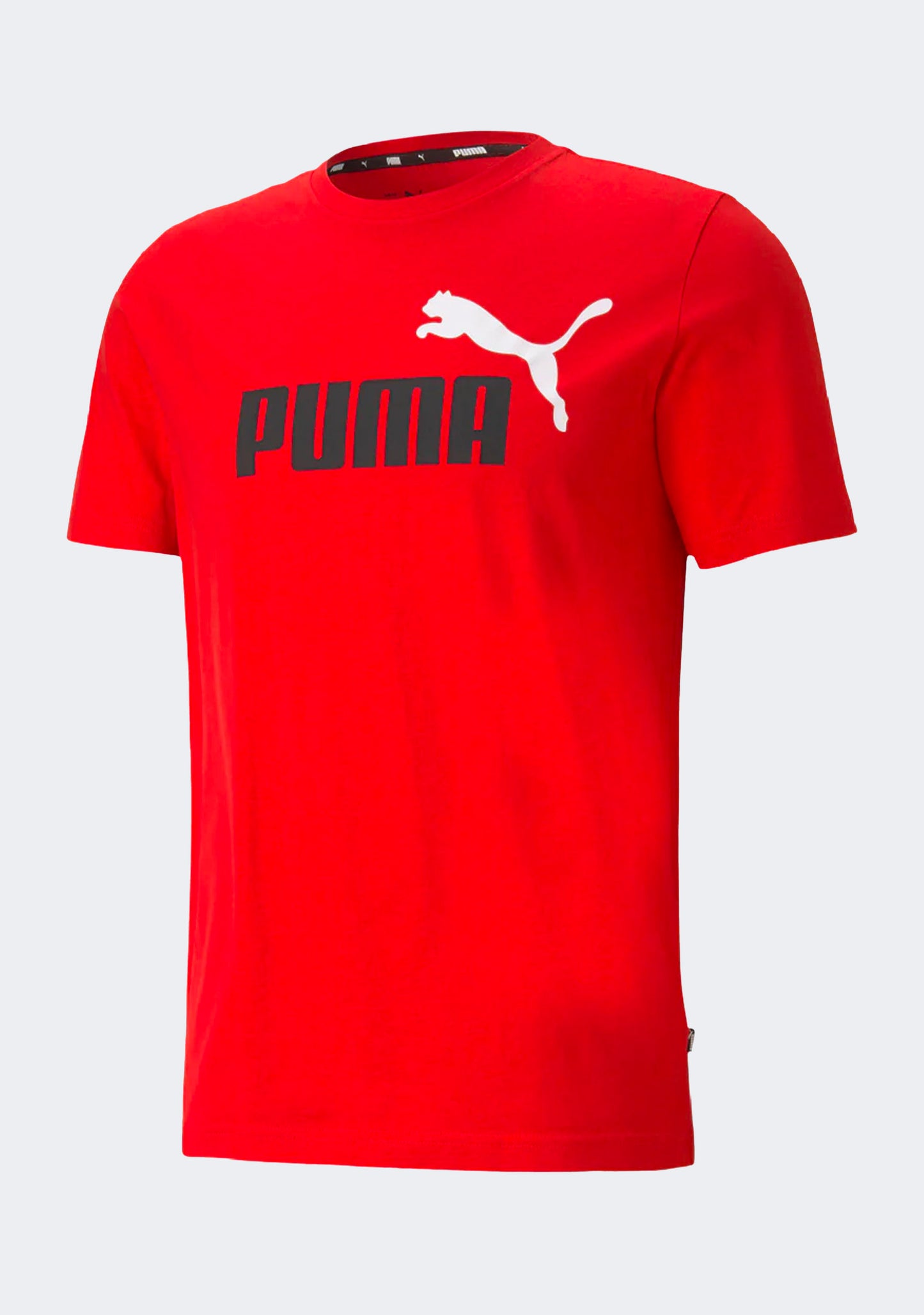 Puma Men's Essentials+ 2 Colour Logo Tee