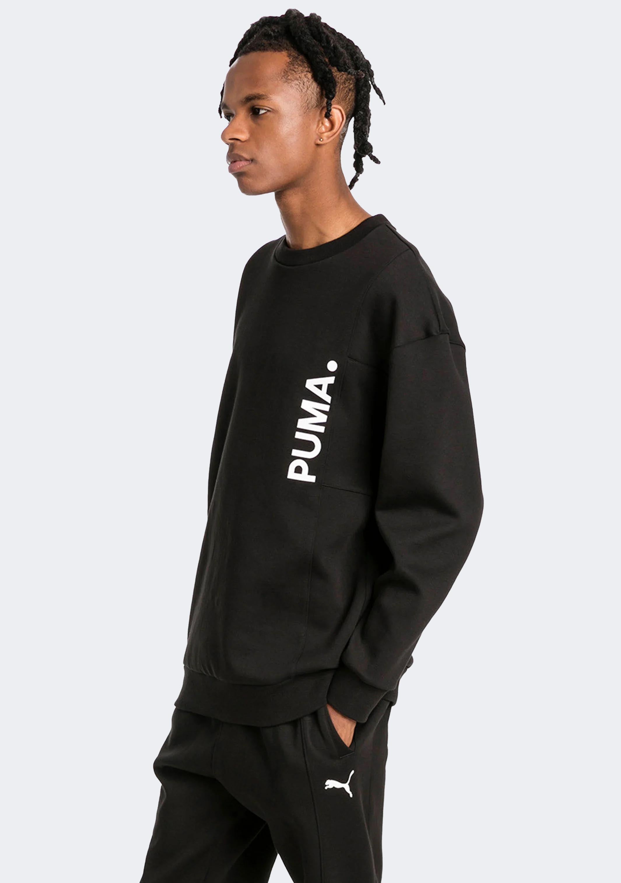 Puma Men's Epoch Cotton Crew Black