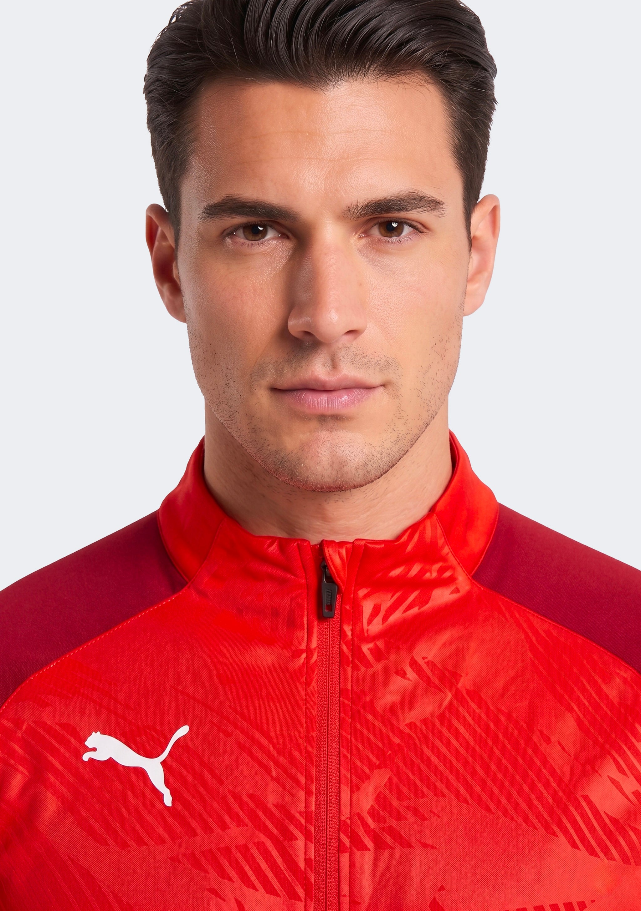Puma Men's Cup Training Poly Jacket Red