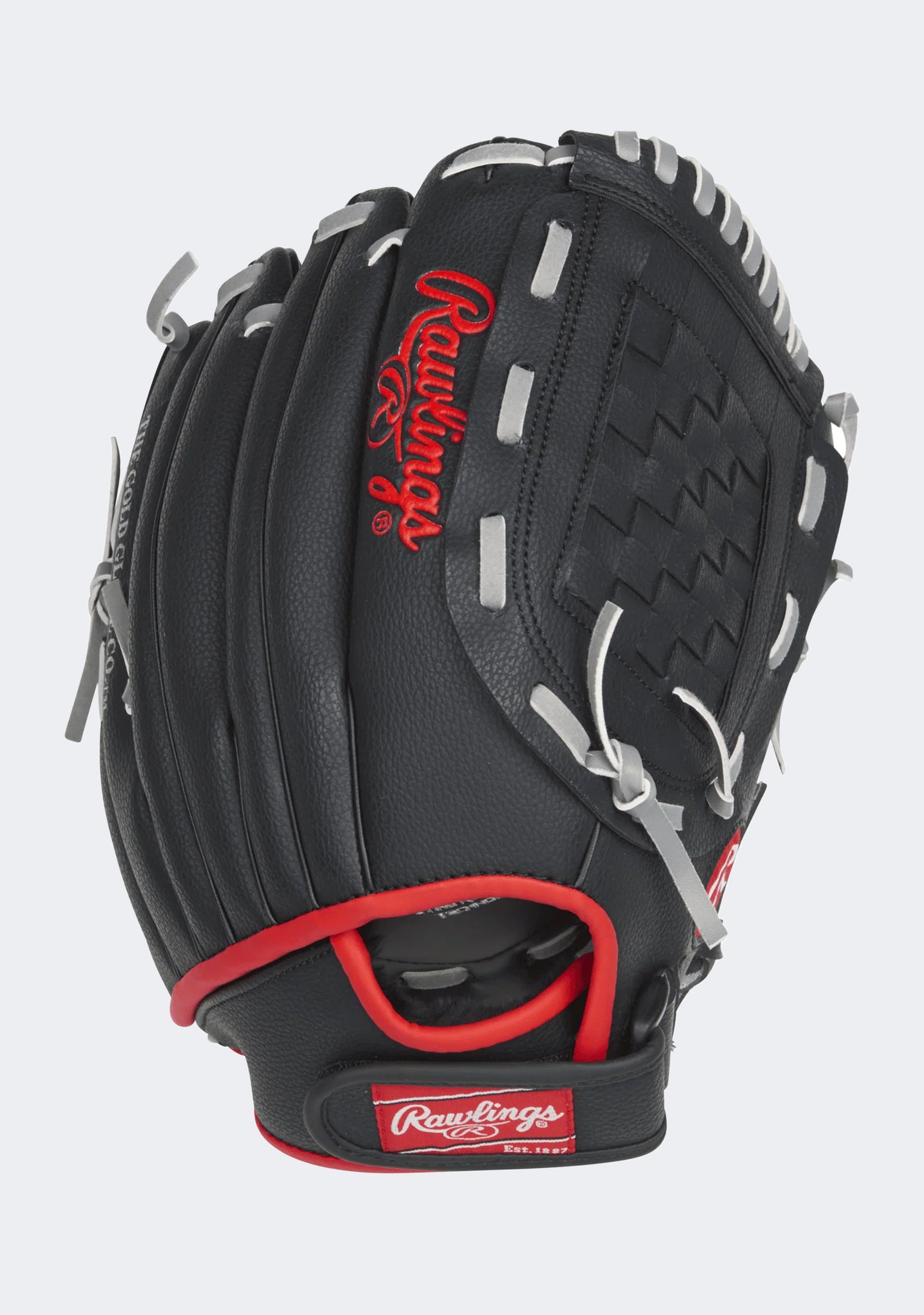 Rawlings Players Series 12" Right Hand Throw Baseball Glove Black/Red