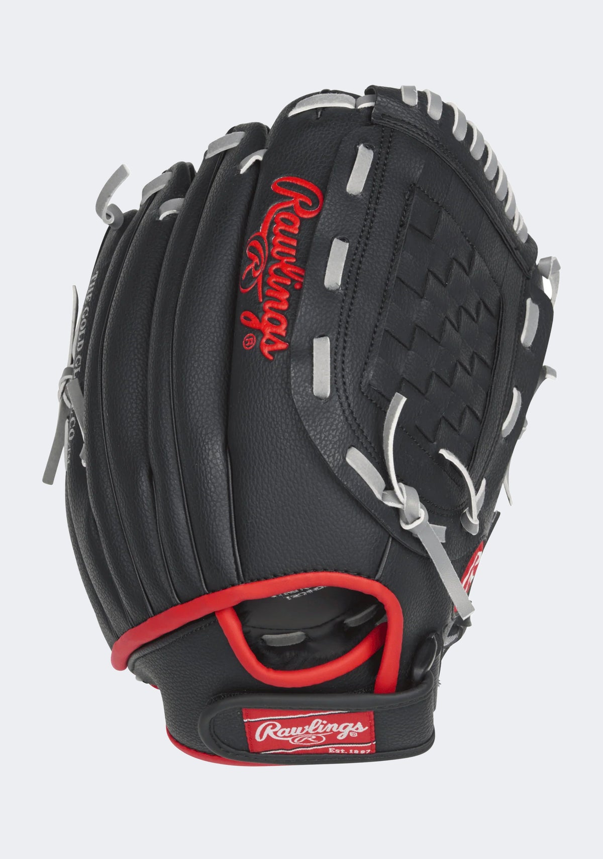 Rawlings Players Series 12" Right Hand Throw Baseball Glove Black/Red