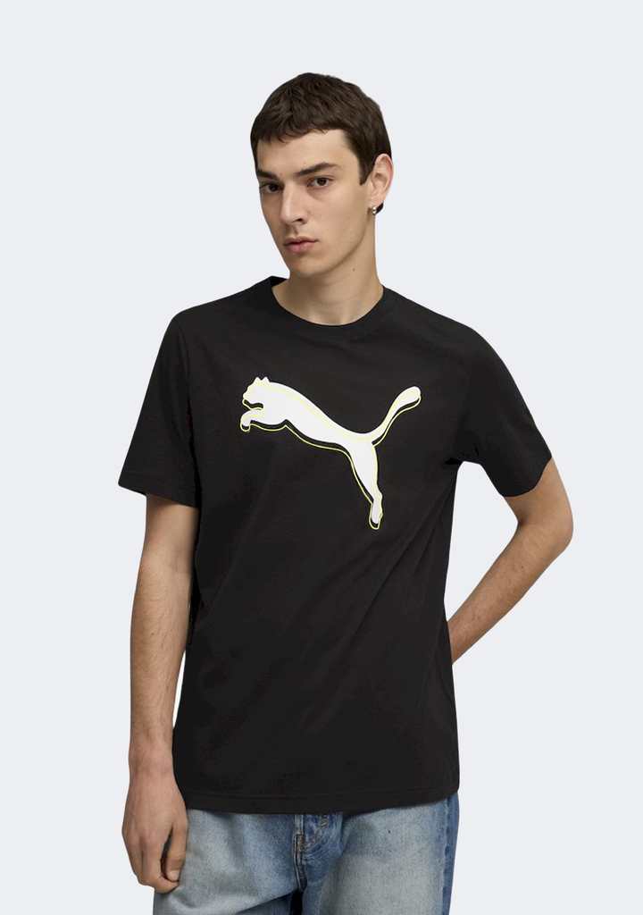 Puma Men's Graphic Cat Logo Tee