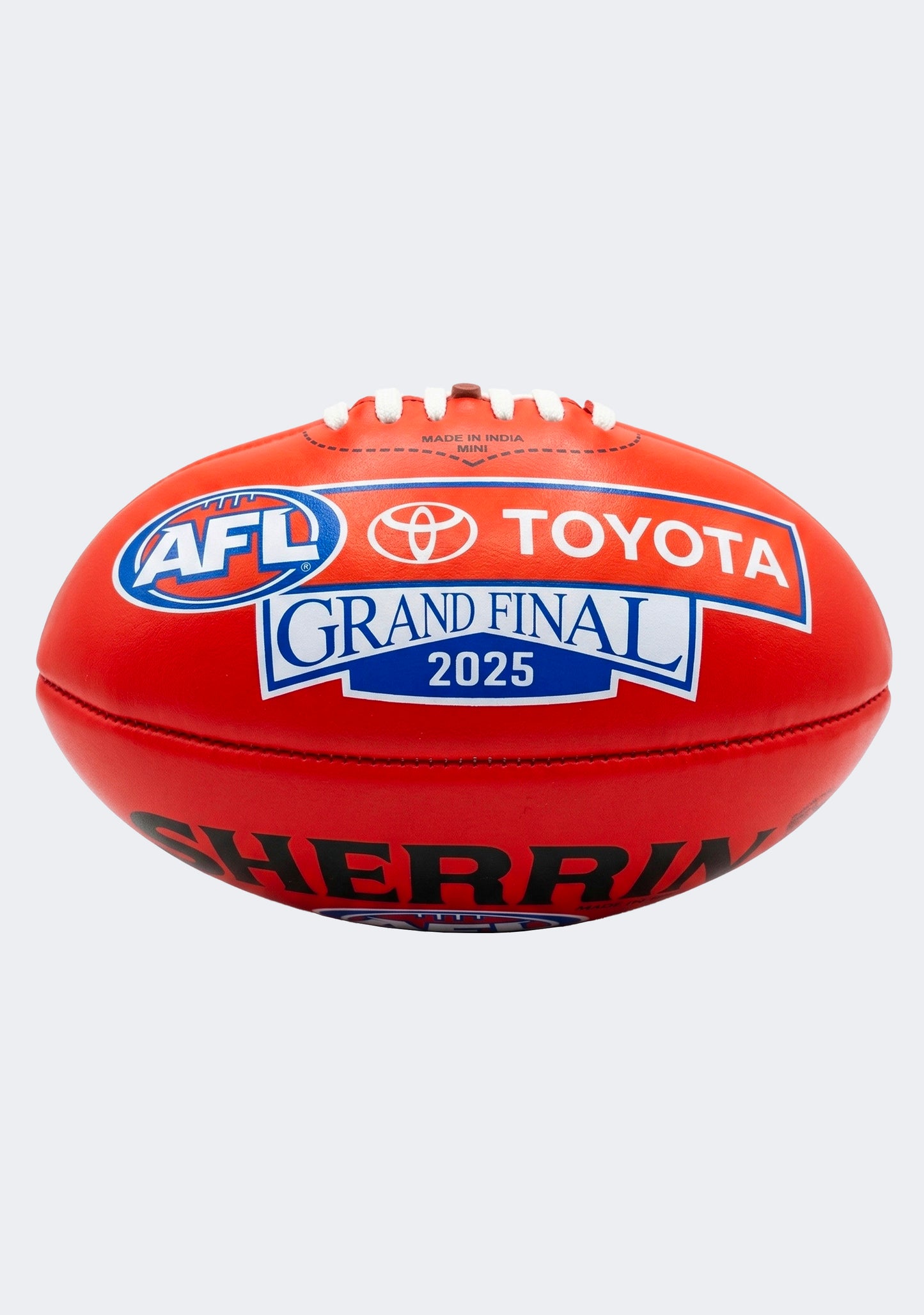 Sherrin PVC AFL Grand Final 2025 20cm Mini Football Red
