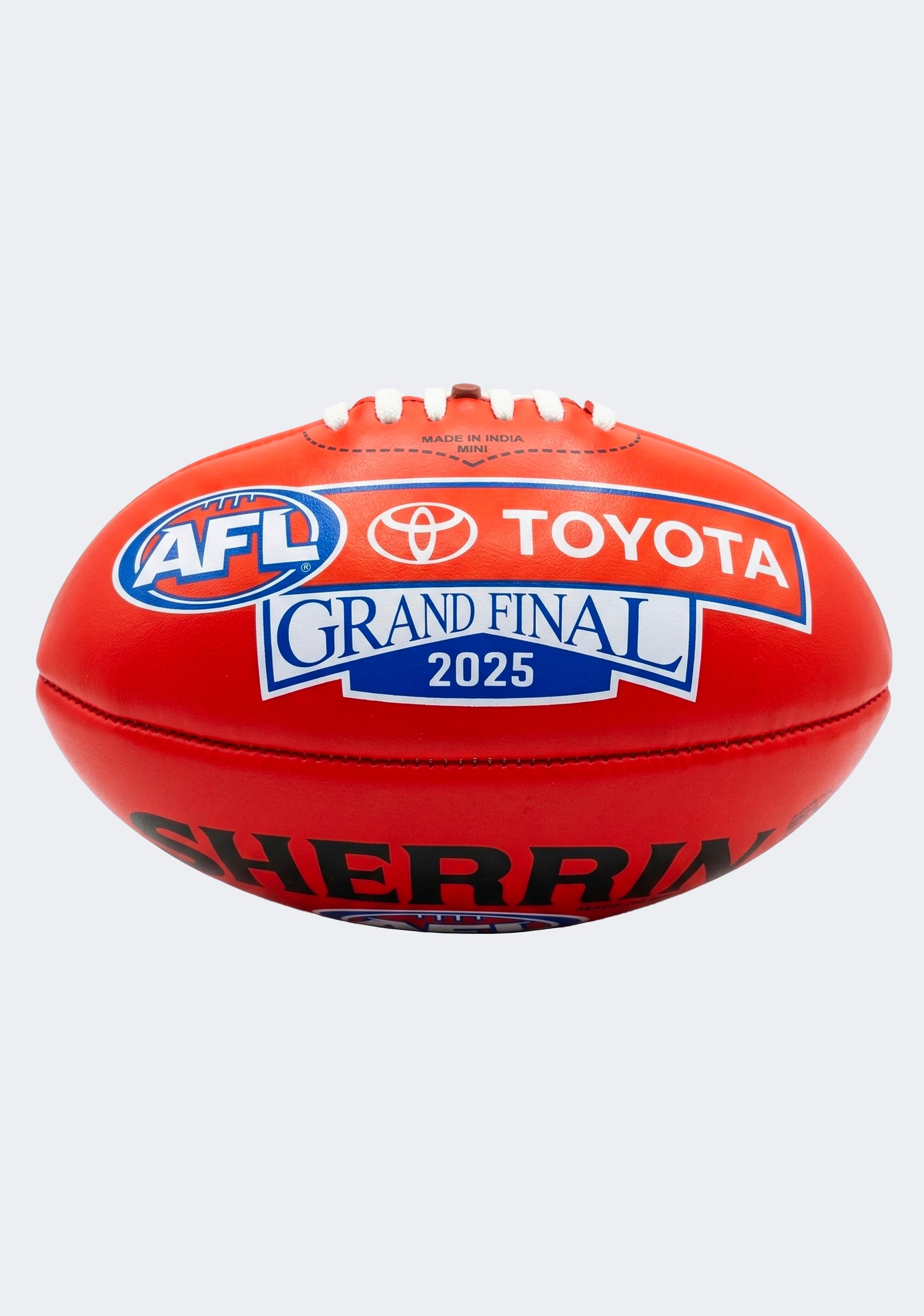 Sherrin PVC AFL Grand Final 2025 20cm Mini Football Red