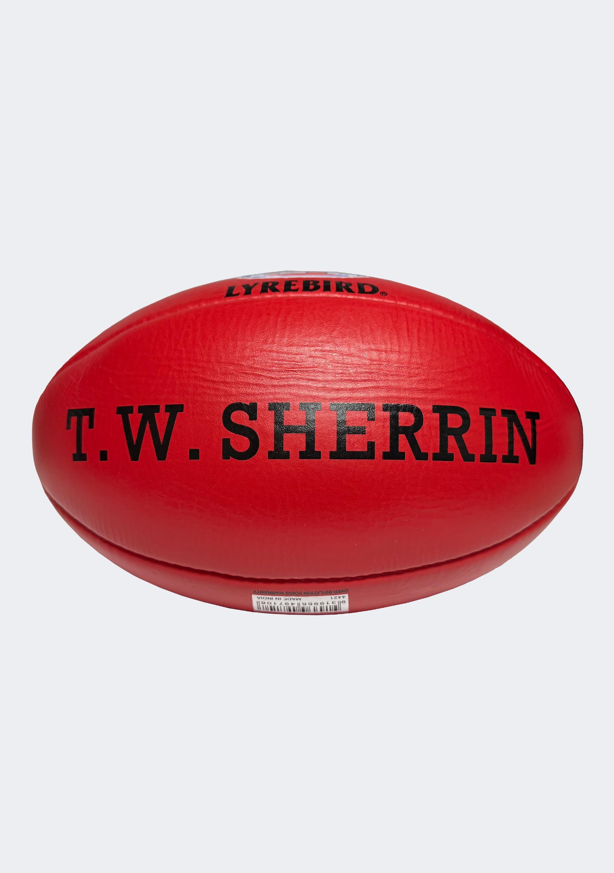 Sherrin Lyrebird Football Red