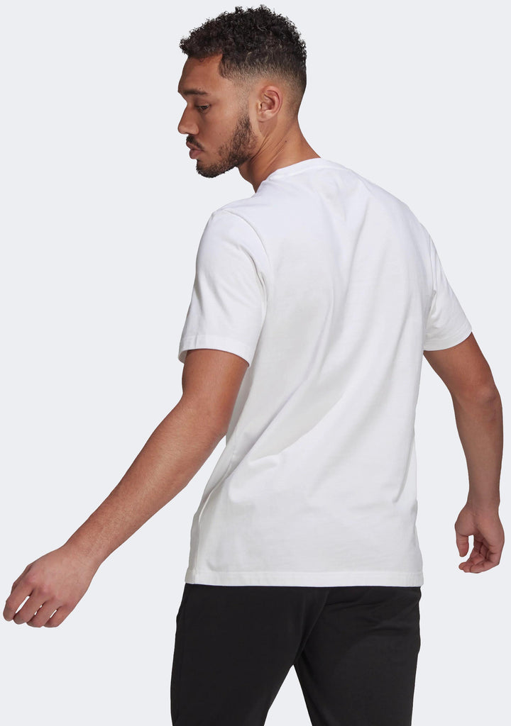 Adidas Men’s Essentials Big Logo Tee White