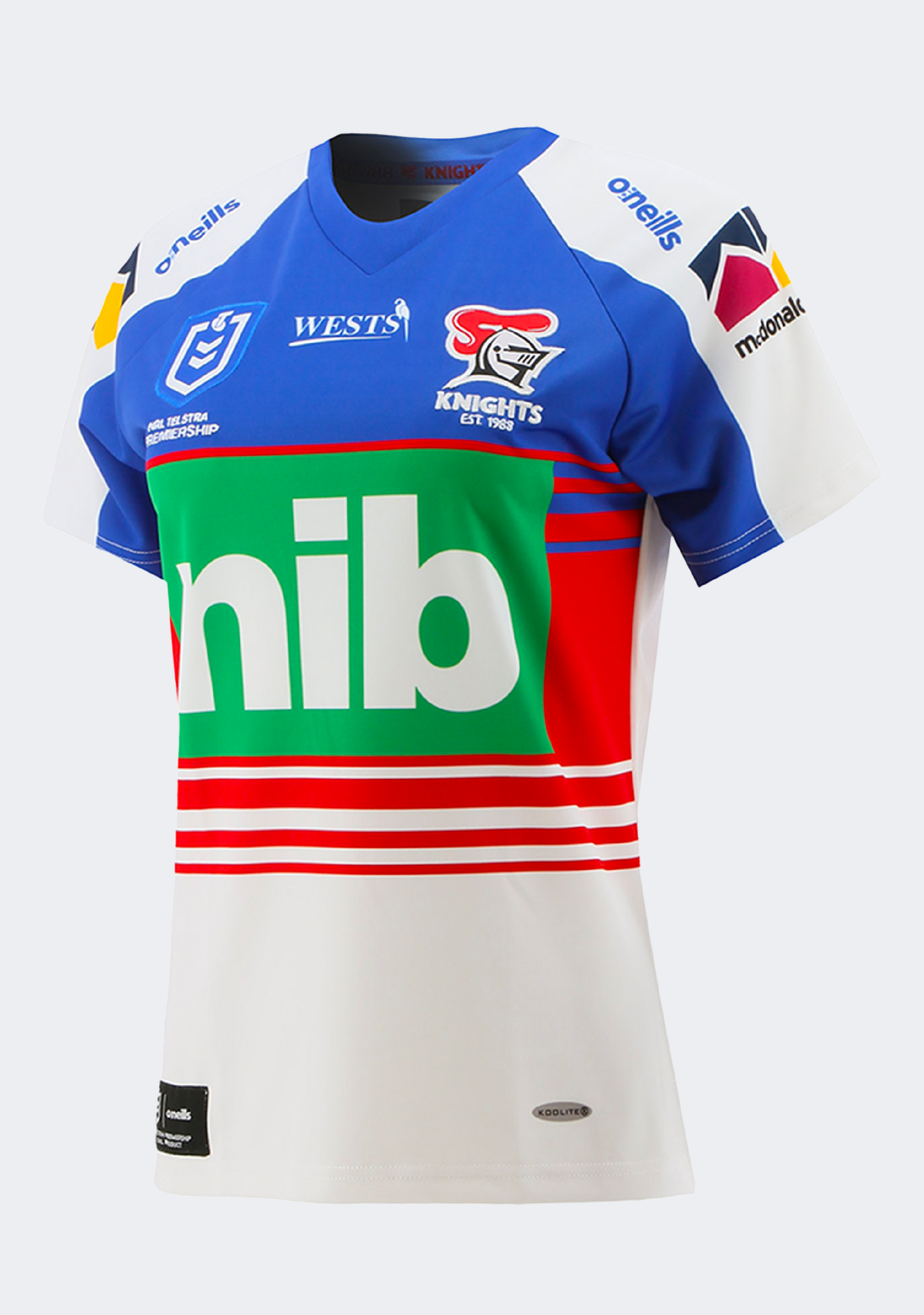 O'Neills Newcastle Knights Men's Replica Away Jersey White