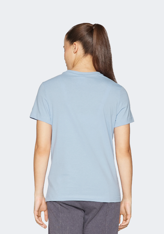 Champion Women's Script Short Sleeve Tee Blue