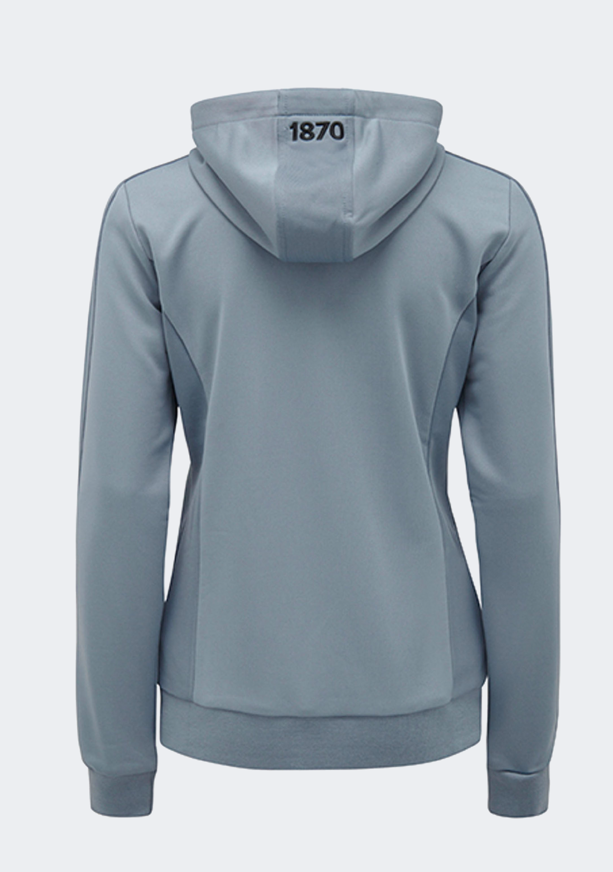 Macron Port Adelaide M21 Travel Womens Polydiag Hooded Sweatshirt
