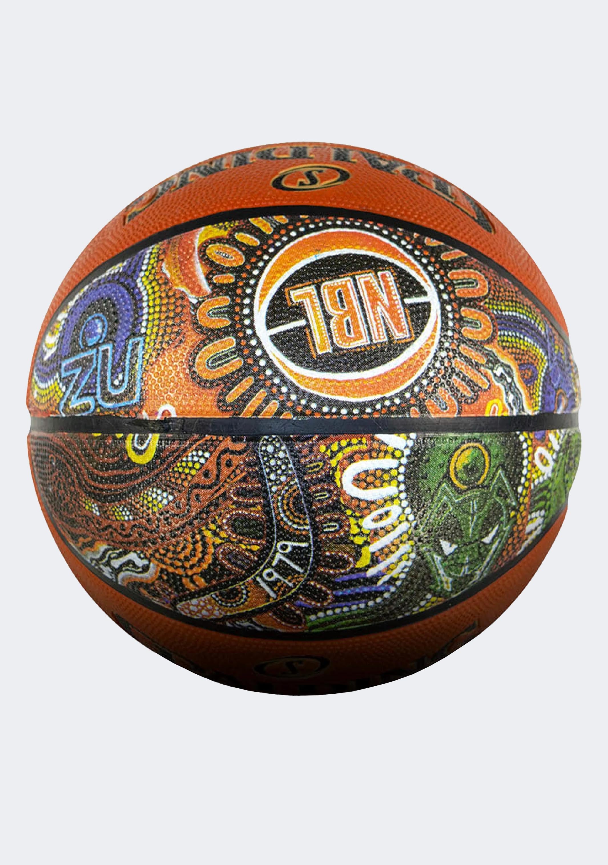 Spalding NBL Series Outdoor Replica Indigenous Game Ball (Brown)