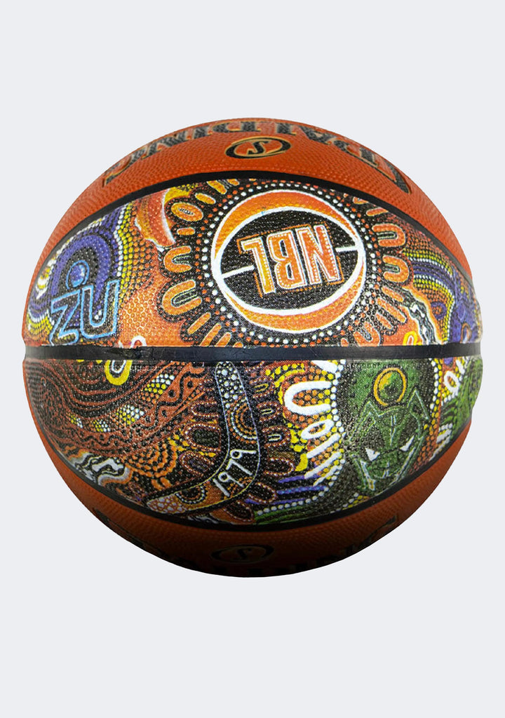 Spalding NBL Series Outdoor Replica Indigenous Game Ball (Brown)