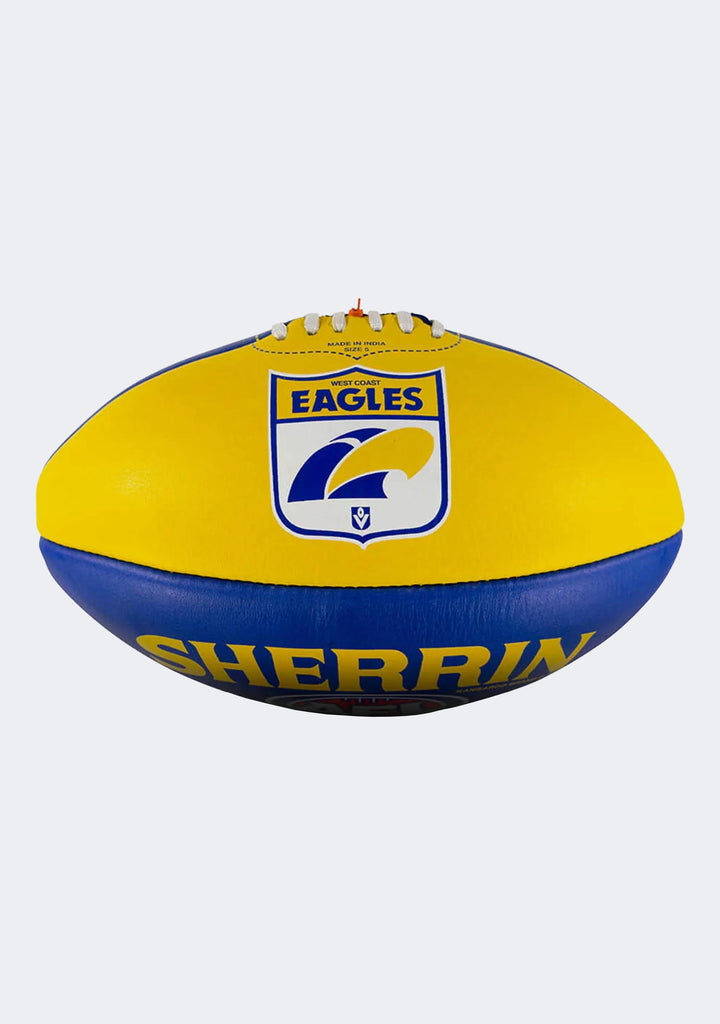 Sherrin West Coast Eagles Leather Football Size 5