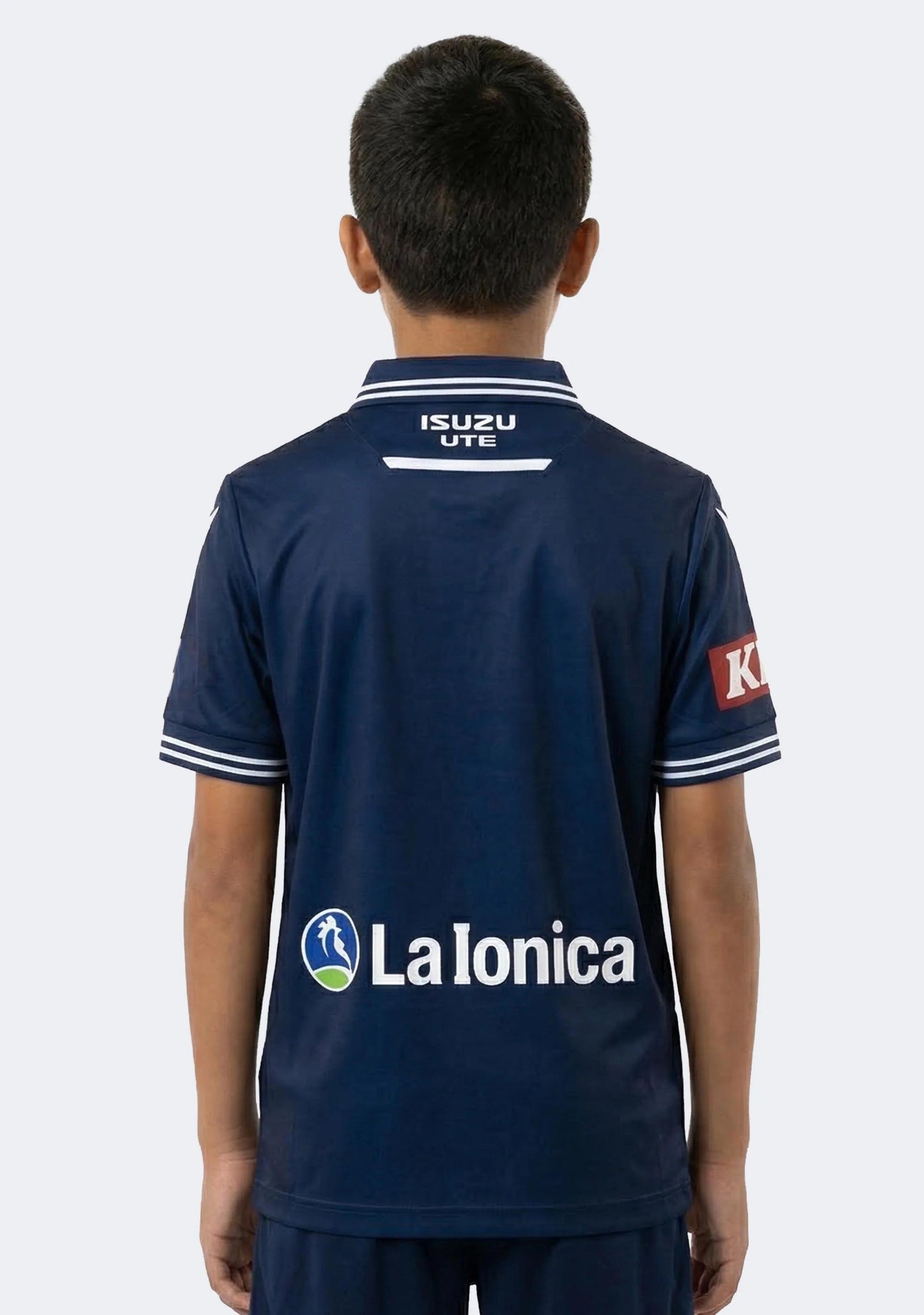 Macron Kids' Melbourne Victory M24/25 ALW Authentic Short Sleeve Home Jersey