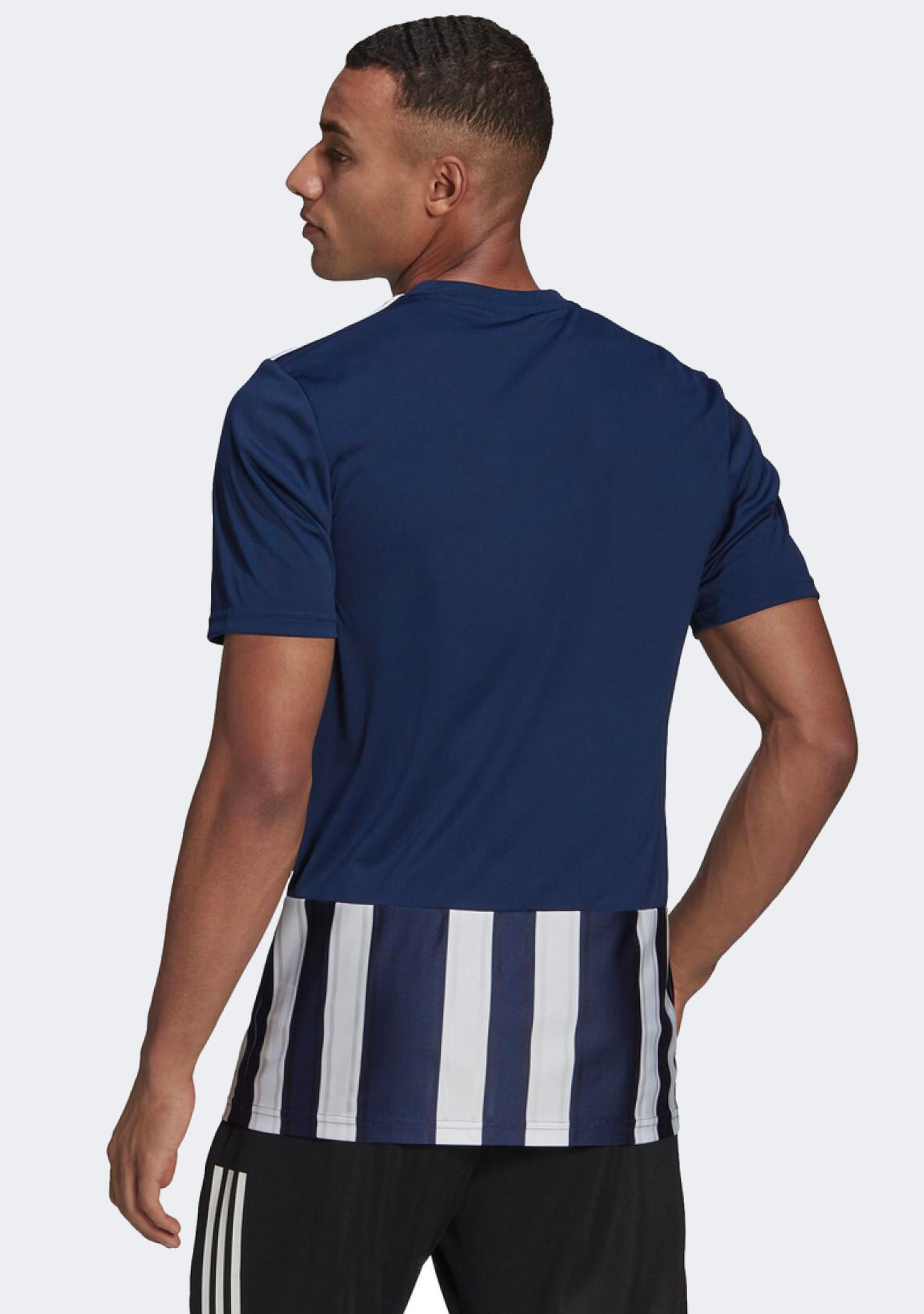 Adidas Mens Striped 21 Jersey Navy/White