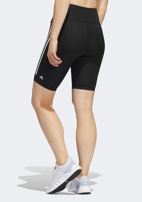 Adidas Women's Optime Trainicons 3-Stripes Bike Short Leggings