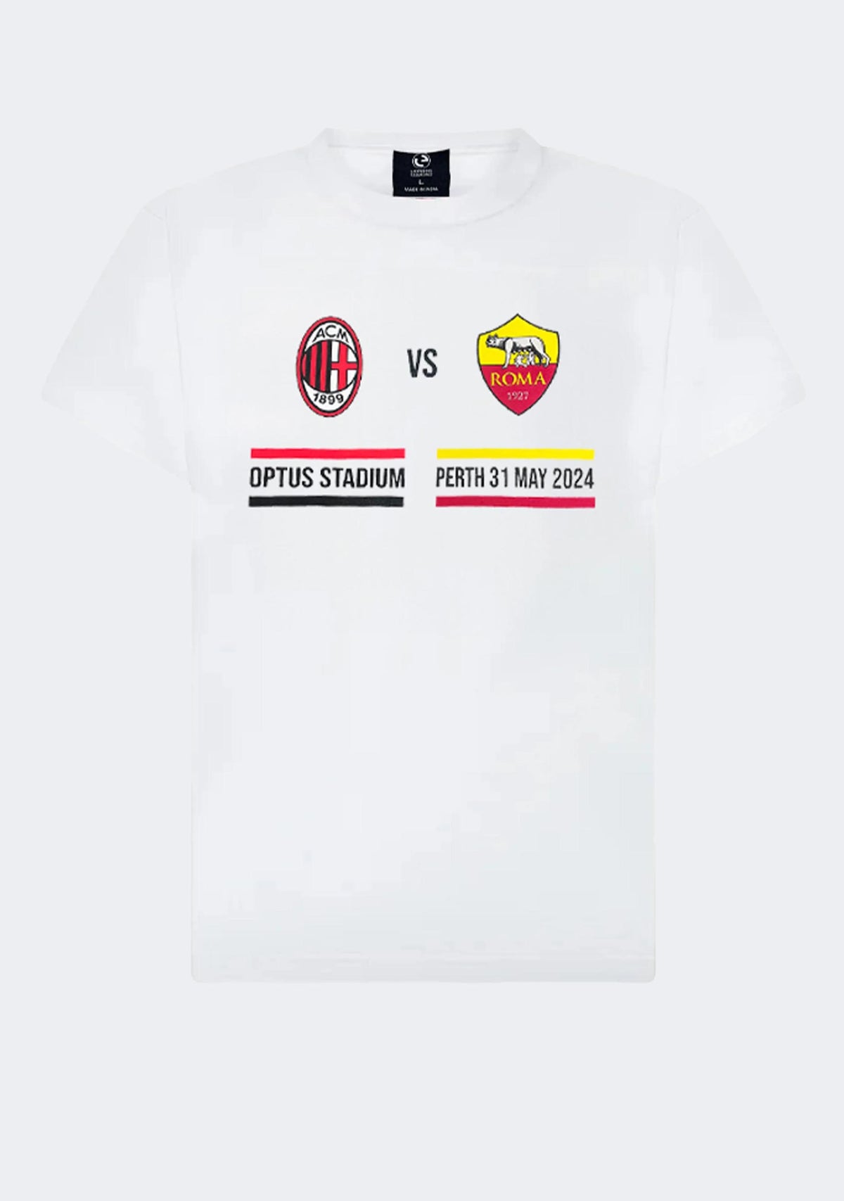 AC Milan vs AS Roma Perth Tour Event Tee