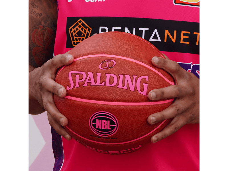Spalding NBL Gameball Pink Legacy Size 7 <BR> 6030/NBL/PNK