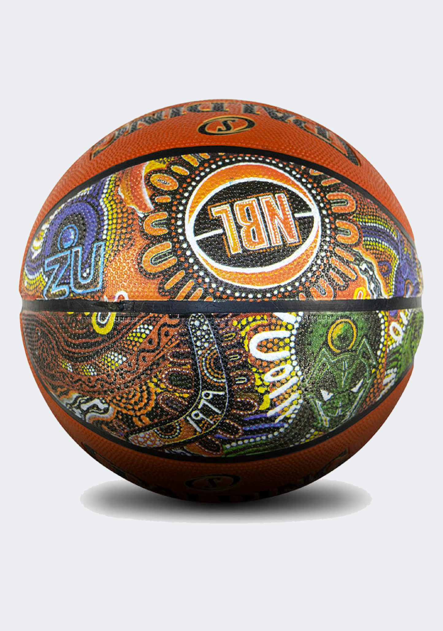 Spalding NBL Series Outdoor Replica Indigenous Game Ball (Brown)