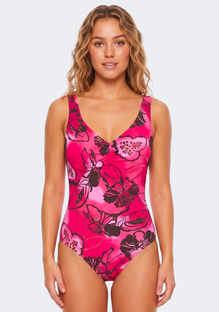 Sunseeker Women's Cruz Underwire F Cup One Piece