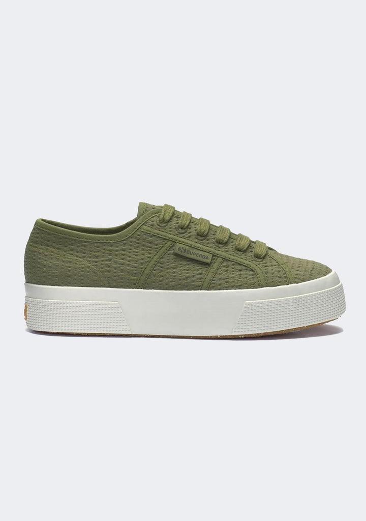 Superga 2740 Platform Organic Seersucker Sneakers