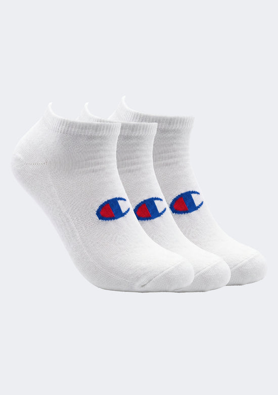 Champion Adult Low Cut C Logo Socks 3 Pack
