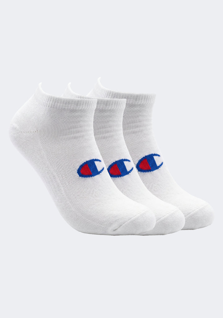 Champion Adult Low Cut C Logo Socks 3 Pack