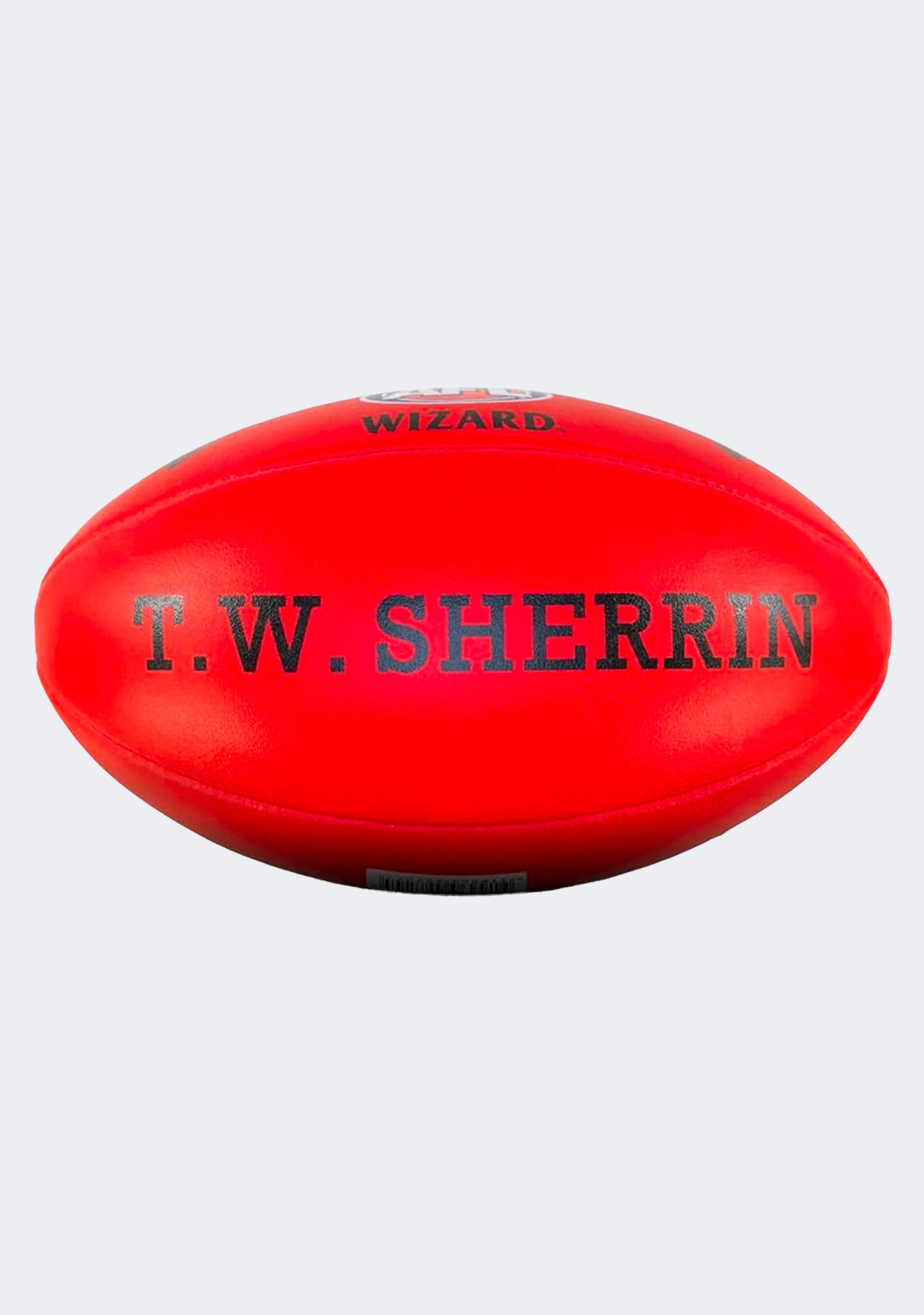 Sherrin Wizard Leather Football Red