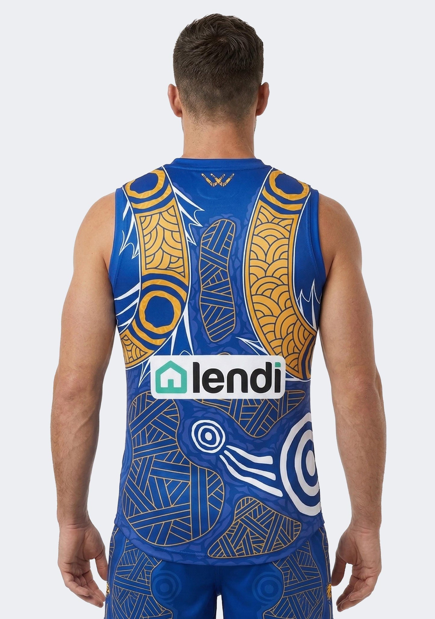 Castore Men's West Coast Eagles Replica Indigenous Guernsey