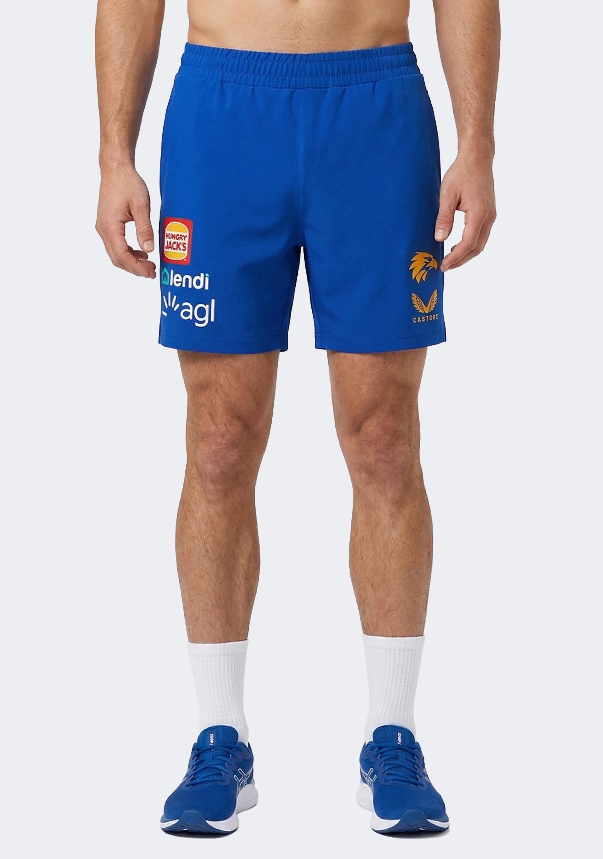 Castore Men's West Coast Eagles Travel Short (2022) - Blue