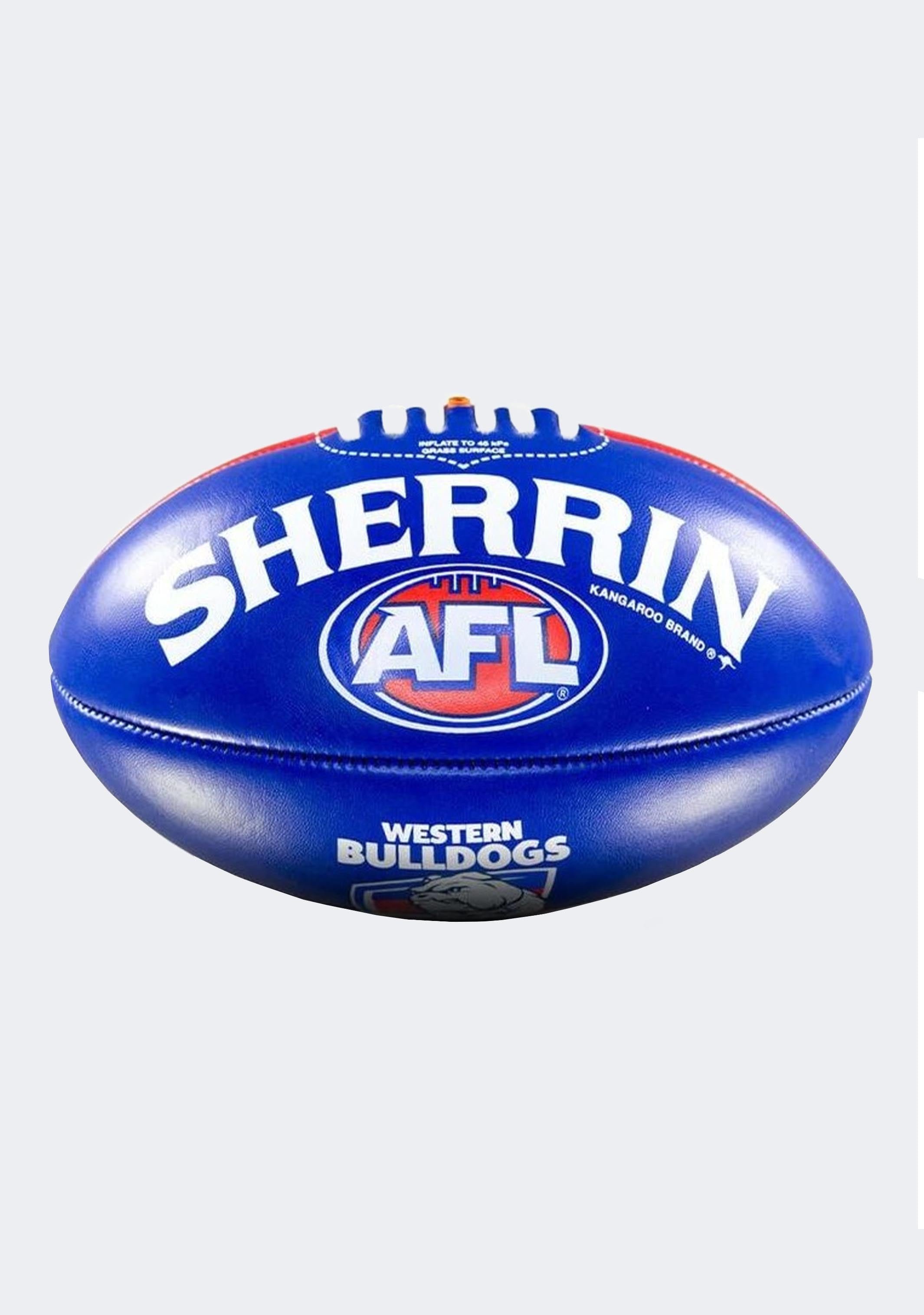 Sherrin Western Bulldogs PVC AFL Team Logo Football