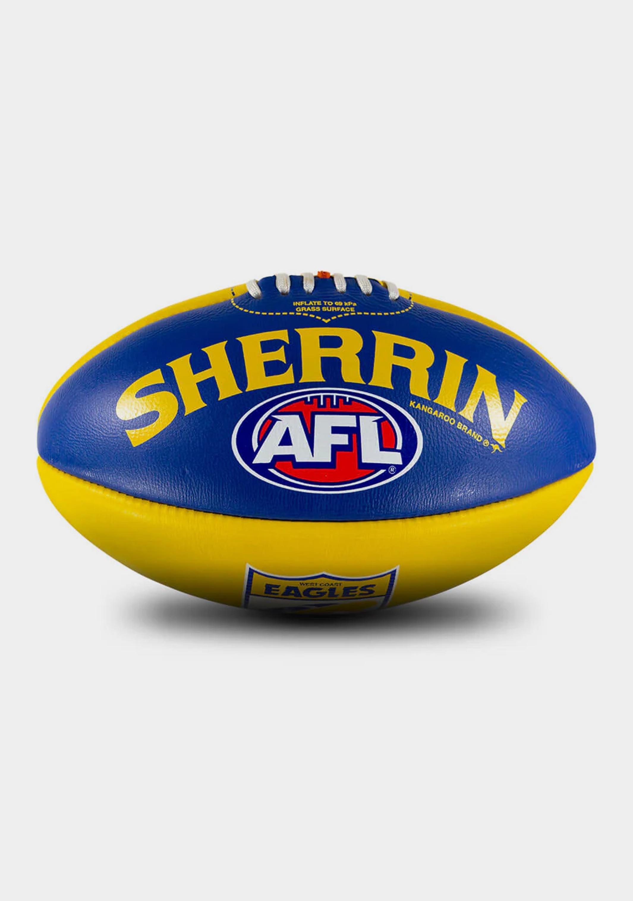 Sherrin West Coast Eagles Leather Football Size 5