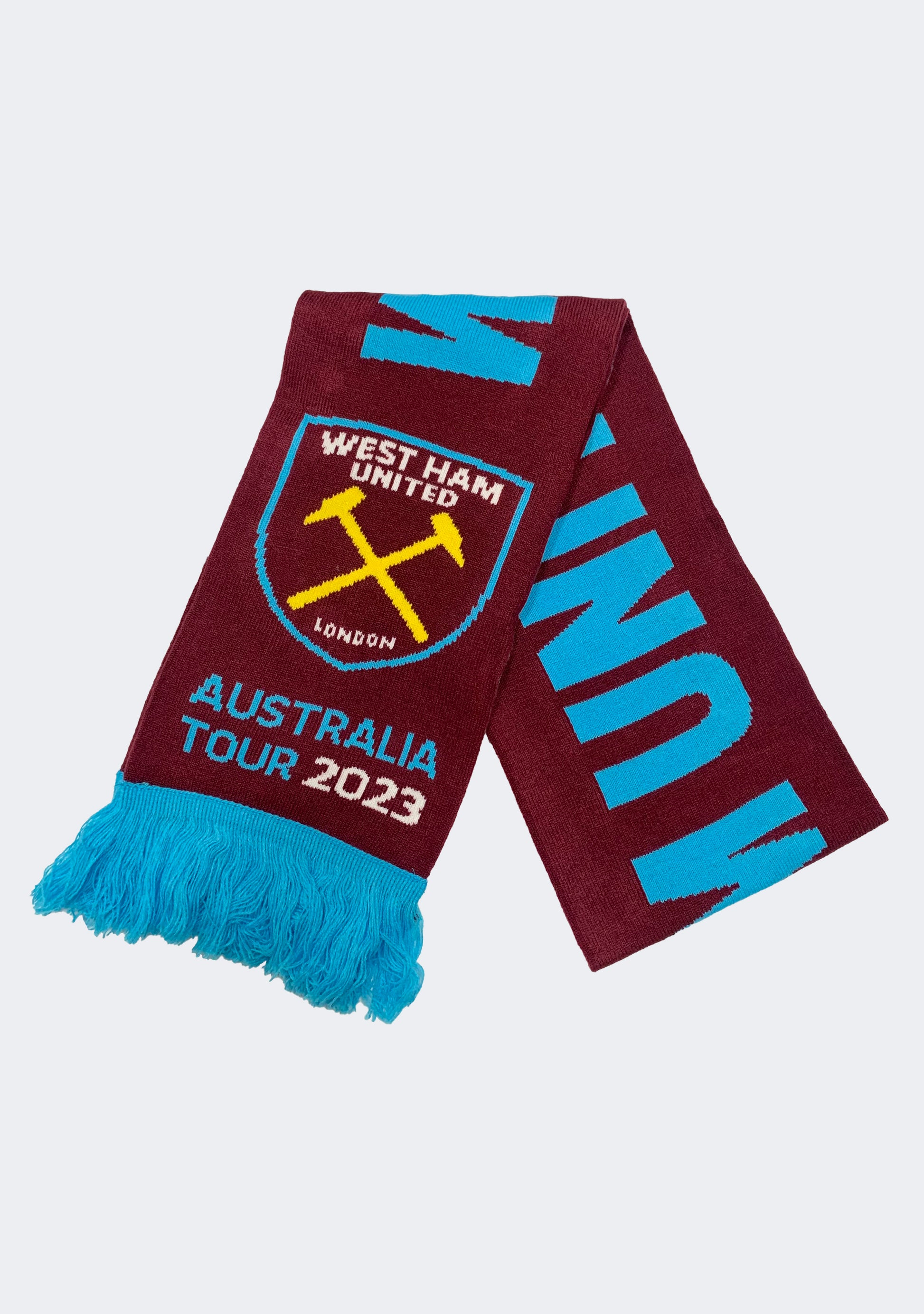 West Ham United Perth Tour 2023 Supporter Scarf