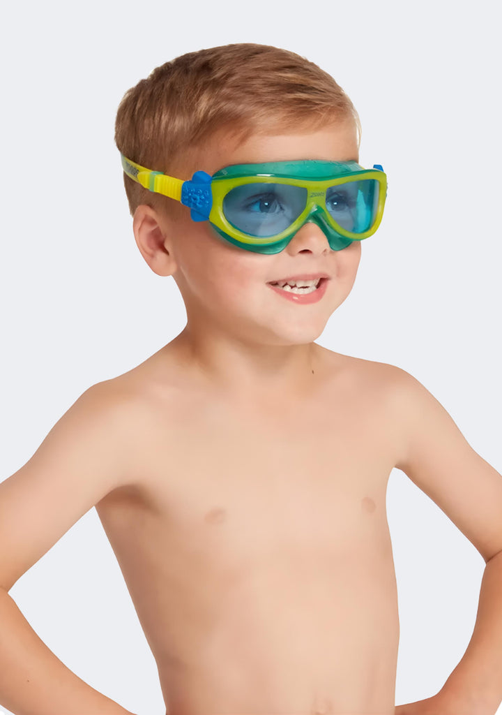 Zoggs Kids' Phantom Mask Green/Yellow