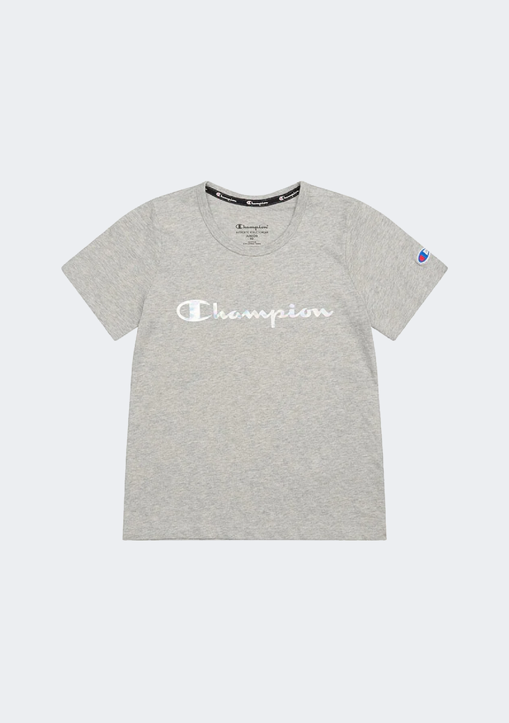 Champion Junior Foil Script Tee