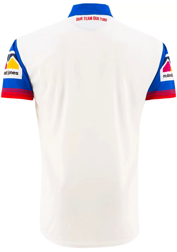 O'Neills Newcastle Knights Men's White Media Polo Shirt