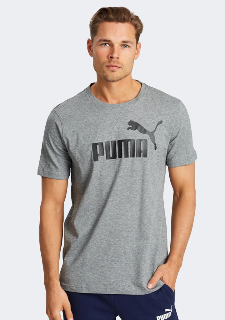 Puma Men’s Essential Logo Tee Grey