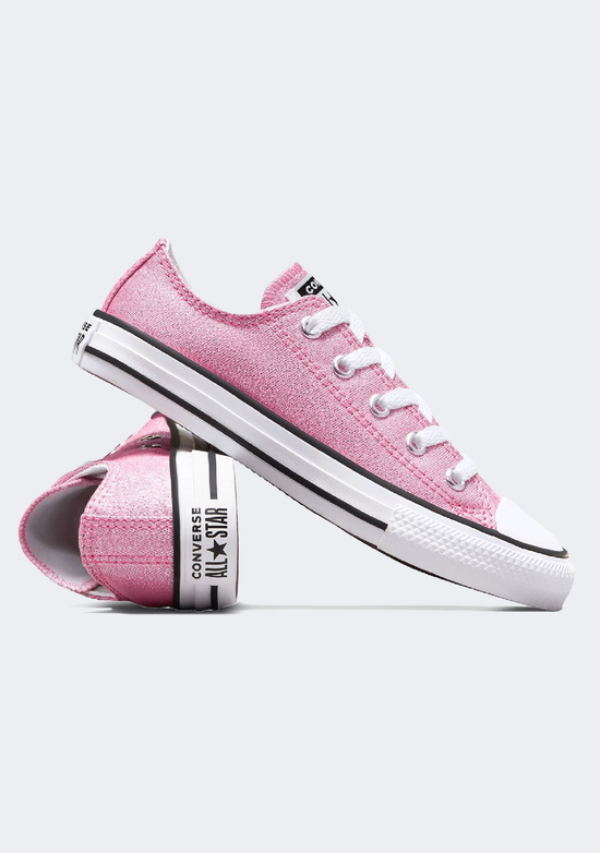 Low Top Pink All Star Glitter Ox Trainers Converse Chuck Taylor