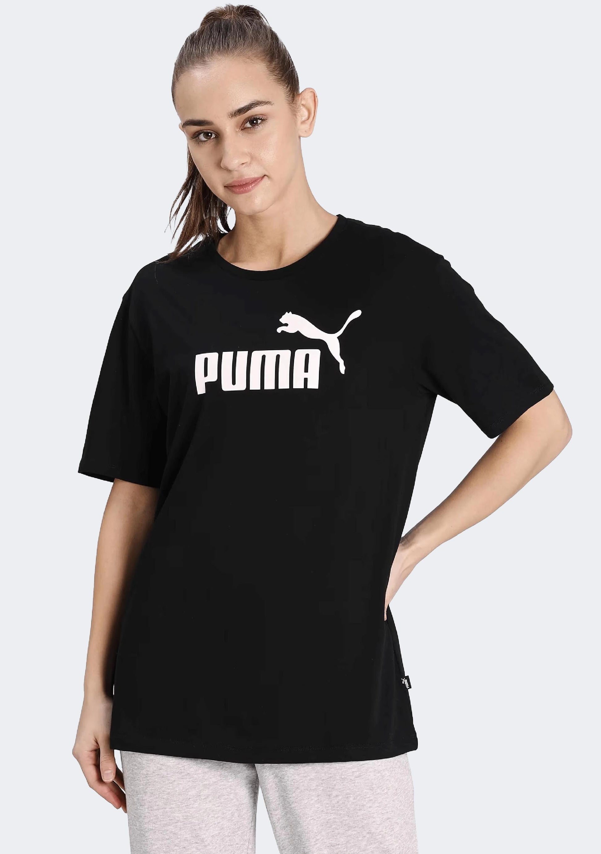 Puma Women's Essentials Logo Boyfriend Tee