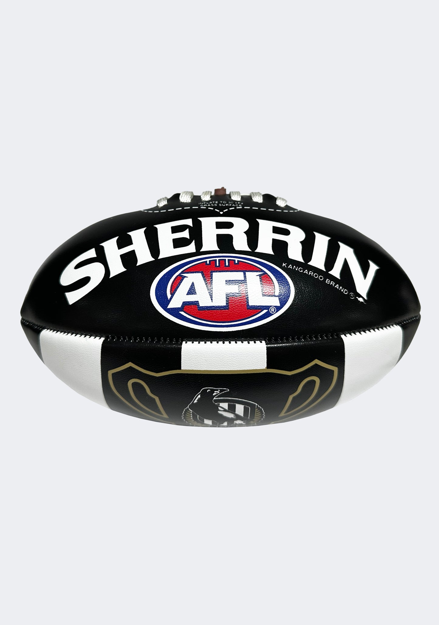 Sherrin AFL Collingwood Magpies 2023 Premiers Mini Footy 20cm