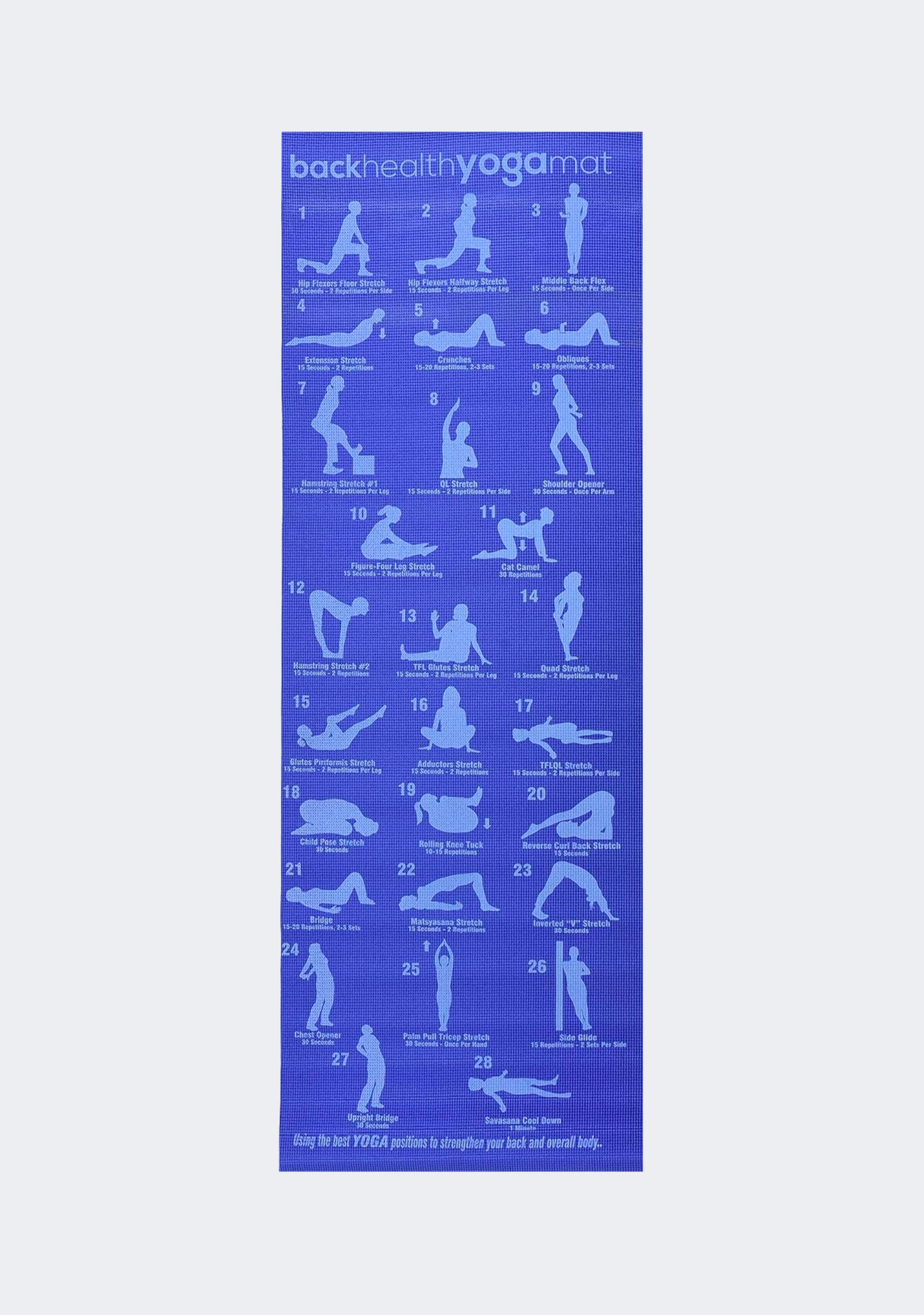 28 Exercise Guide Yoga Mat