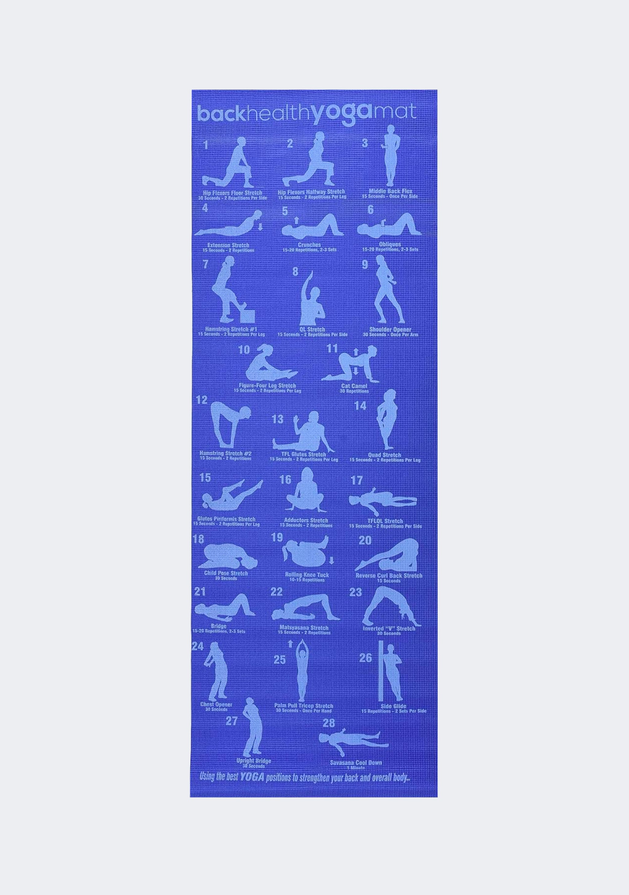 28 Exercise Guide Yoga Mat