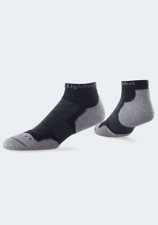Lightfeet Adults Evolution Mini Crew Socks Black
