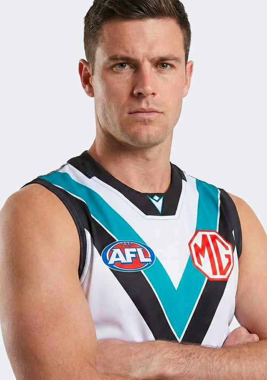 Macron Men's Port Adelaide 2025 Authentic Clash Guernsey