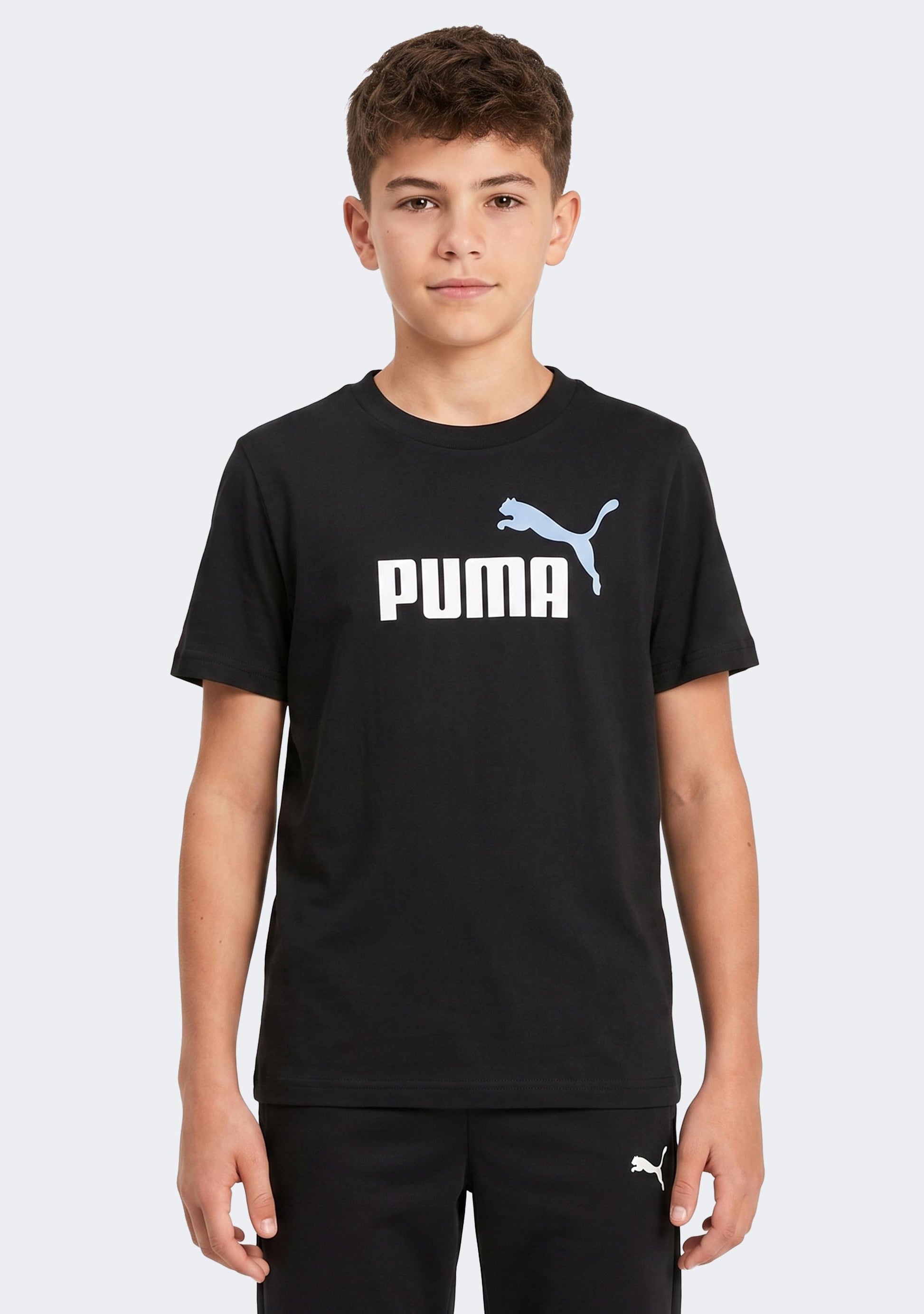 Puma Kids' Essentials 2 Colour No.1 Logo Tee
