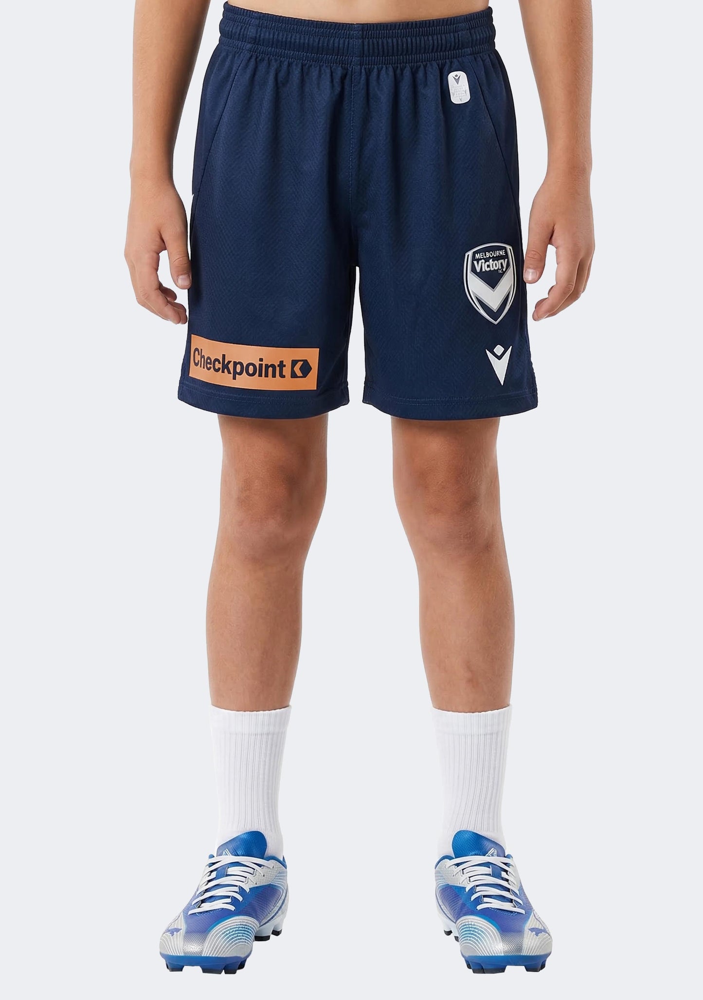 Macron Kids' Melbourne Victory M24/25 ALM Authentic Home Shorts