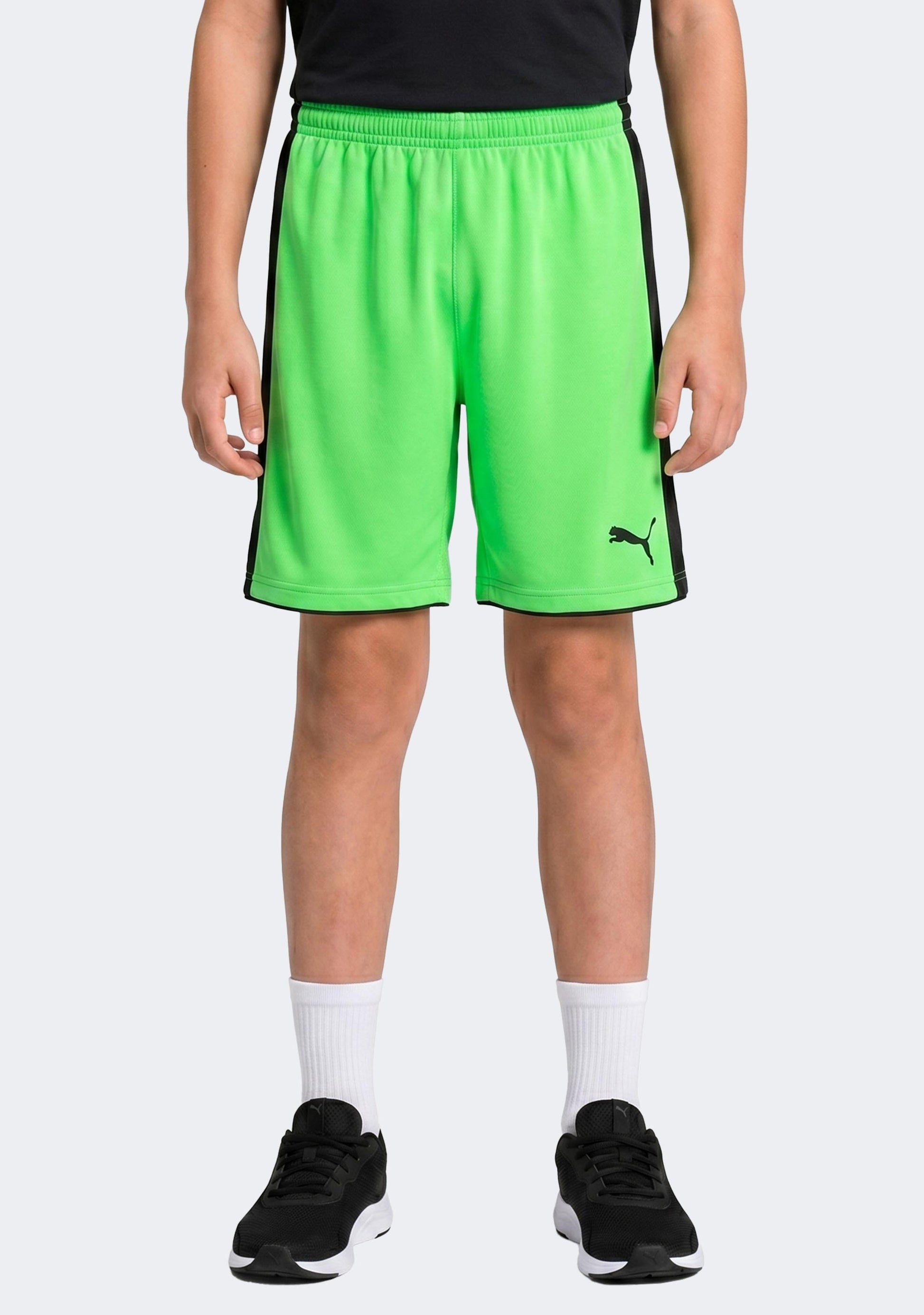 Puma Kids' Tournament Shorts Fluro Green