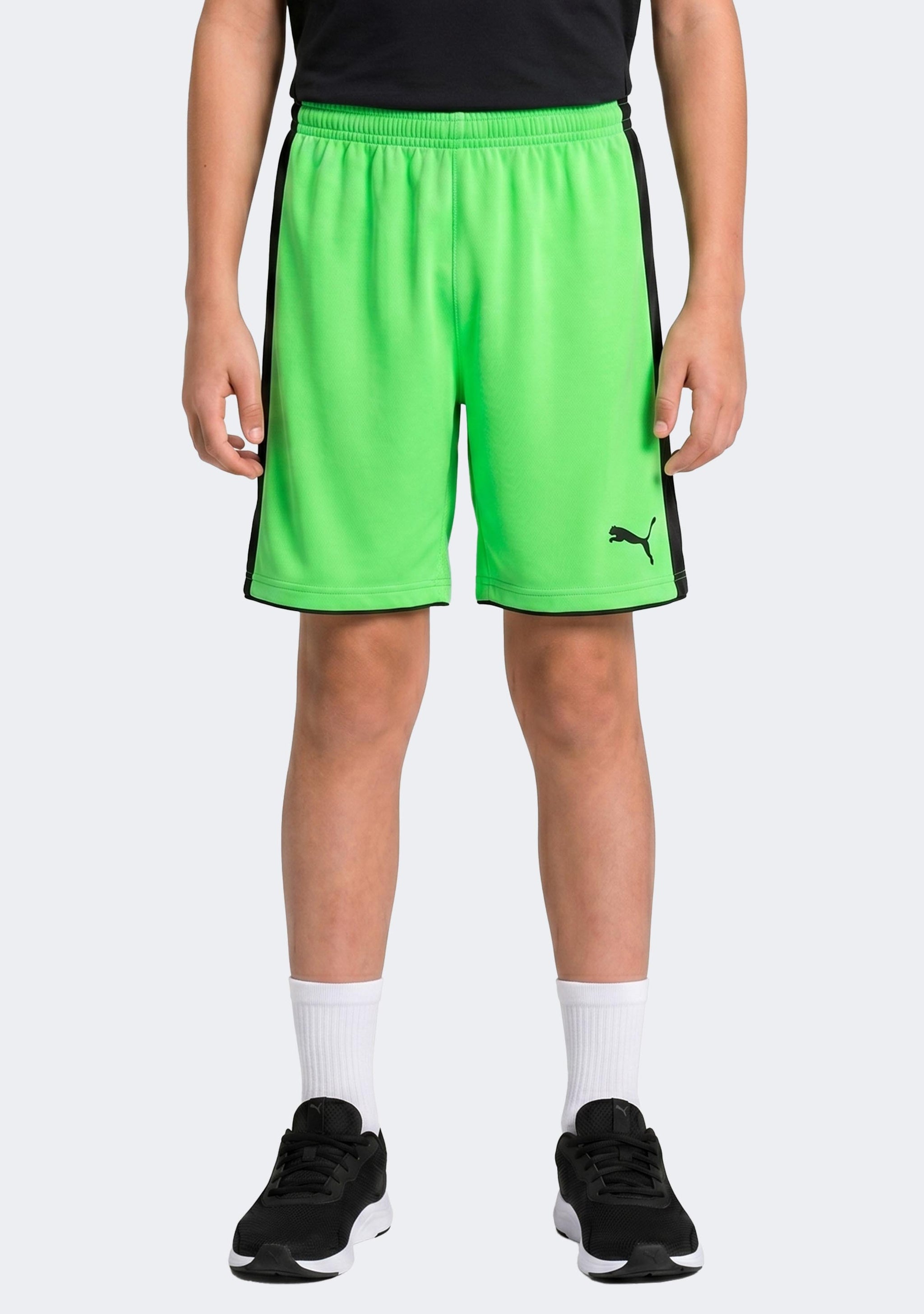 Puma Kids' Tournament Shorts Fluro Green